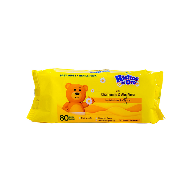 Ricitos De Oro Baby Wipes 80 ct