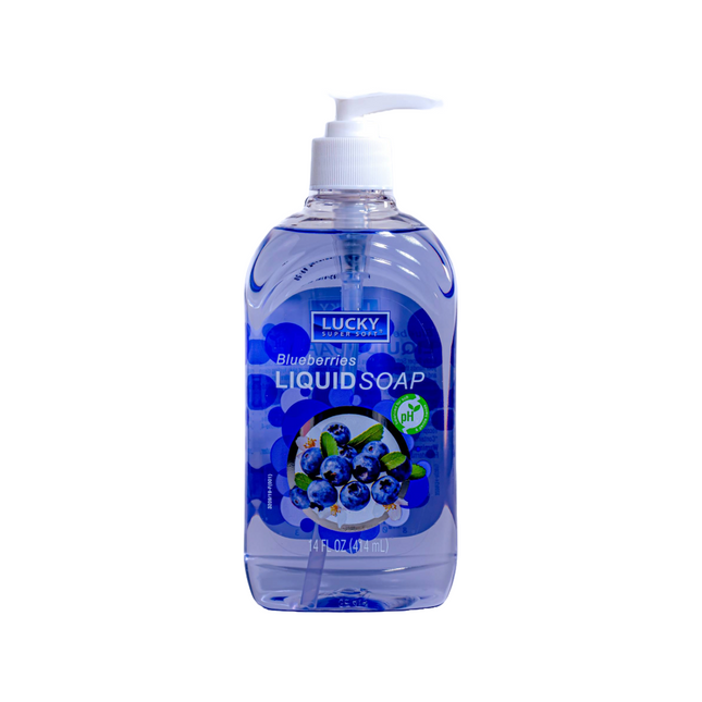 Lucky Super Soft Liquid Hand Soap Blueberries – 14 fl oz | 414mL