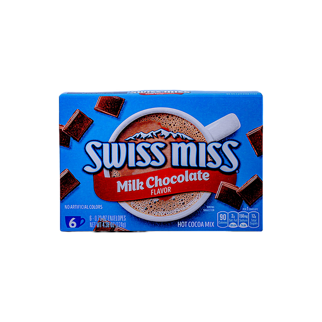 Swiss Miss Hot Cocoa Milk Chocolate – 6 Pack, 4.83oz | 124g