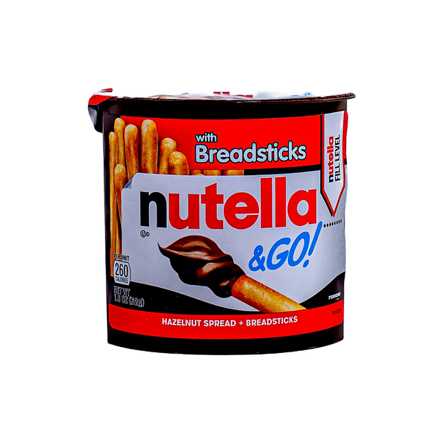 Nutella  & Go Display with Breadsticks   1.8 oz