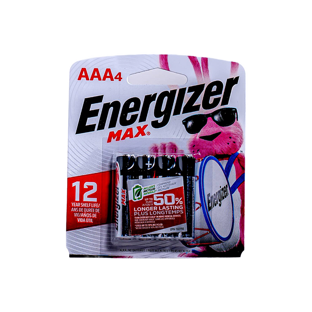 Energizer Battery AAA-4PK