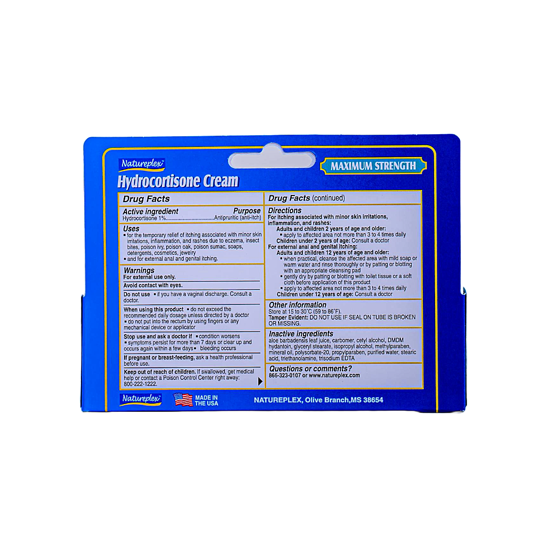 Natureplex Cream Natureplex Hydrocortisone Cream 1 oz – Piso-online