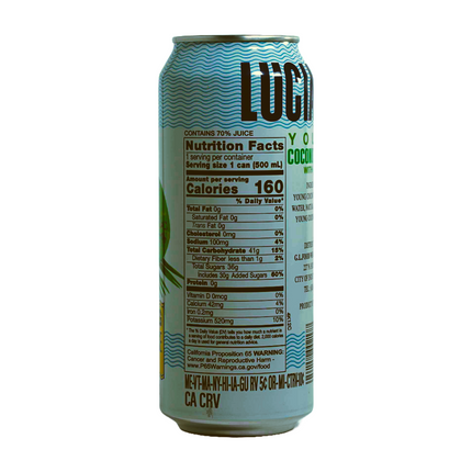 Lucia Young Coconut Juice with Pulp - 16.9 fl oz | 500ml