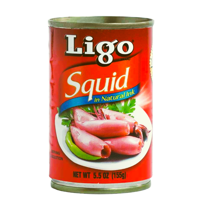 Ligo Squid in Natural Ink – 5.5oz | 155g