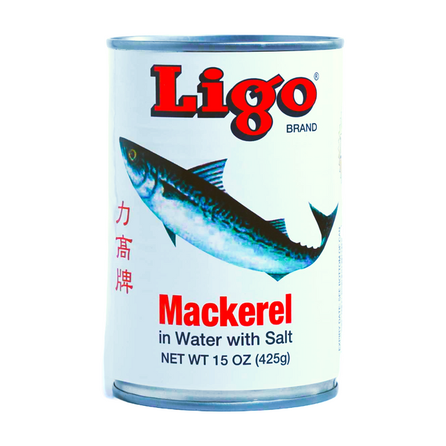Ligo Mackerel in Water with Salt – 15oz | 425g