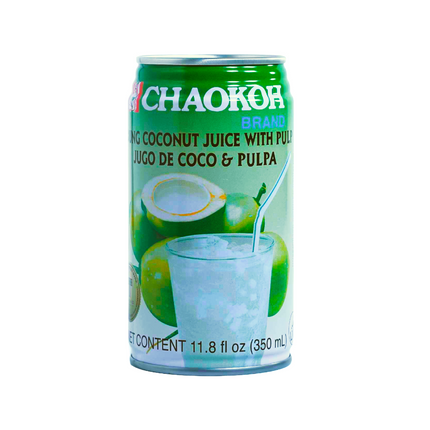 Chaokoh Young Coconut Juice with Pulp – 11.8 fl oz | 350ml