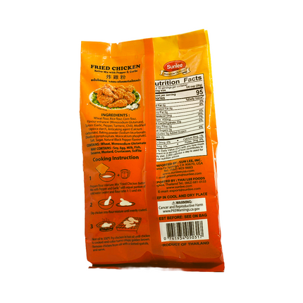 Sunlee Fried Chicken Batter Mix with Pepper and Garlic