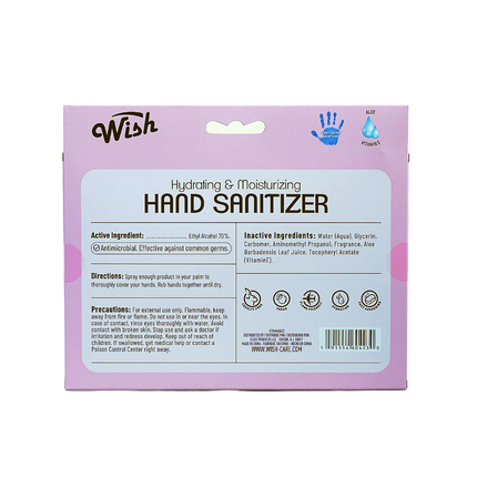 Wish Hand Sanitizer Spray 2pk X 600 Sprays