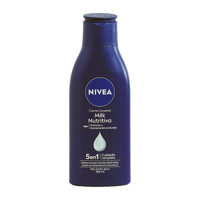 NIVEA Milk Nutritiva Body Cream – 3.38 fl oz | 100ml