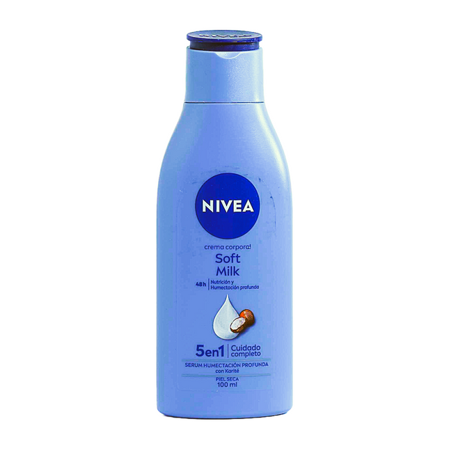 NIVEA Soft Milk Body Cream – 3.38 fl oz | 100ml