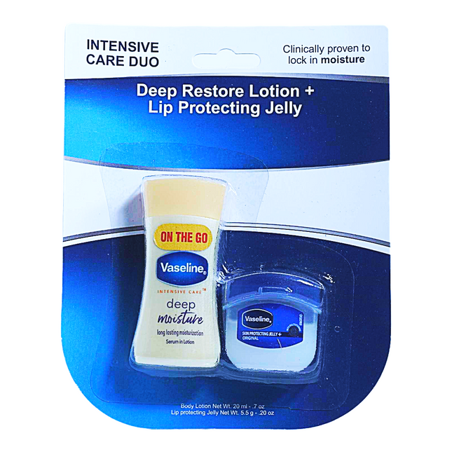 Vaseline Lotion 7oz & Jelly 0.2oz