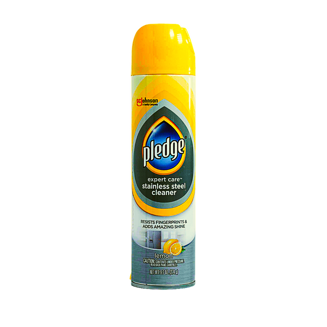 Pledge Stainless Steel Cleaner Lemon – 9.7oz | 275g