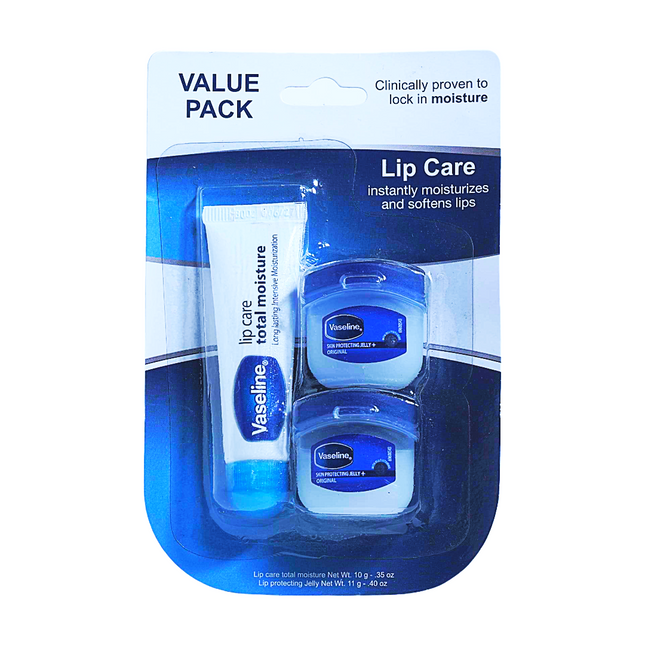 Vaseline Lip Care Value Pack 3 CT