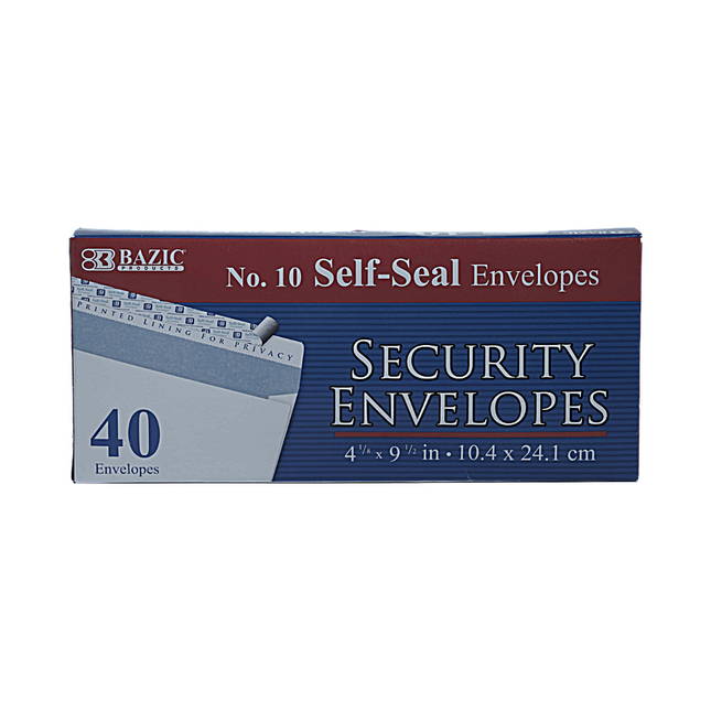 Bazic Envelope 40CT Security Seal