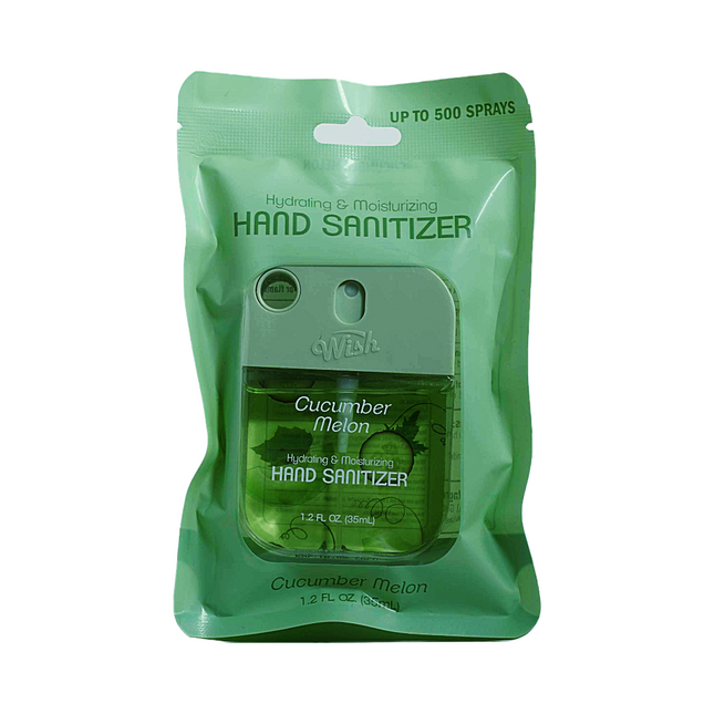 Wish Hand Sanitizer Spray Cucumber Melon