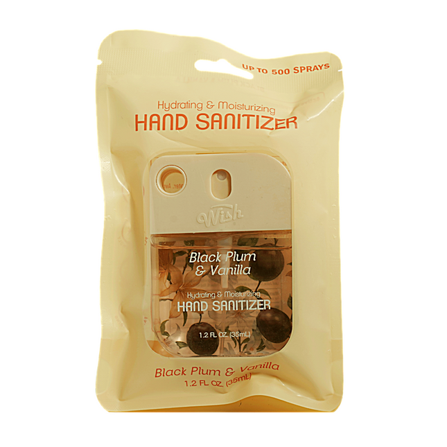 Wish Hand Sanitizer Spray Black Plum & Vanilla