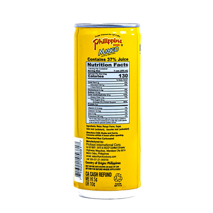 Philippine Mango Nectar Drink