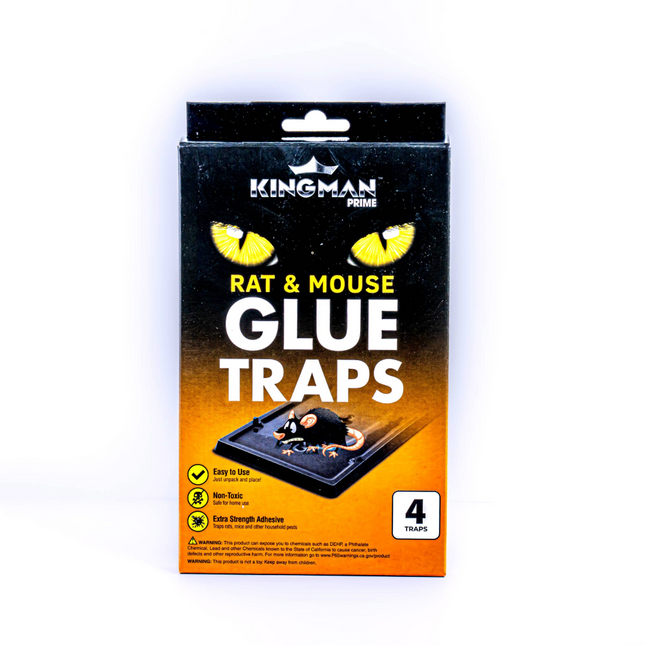 Kingman Prime Mouse Glue Trap Small 4 Traps