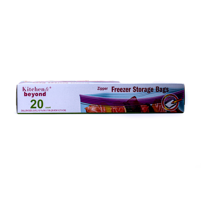 Freezer Zipper Bag 20 ct 1 gal