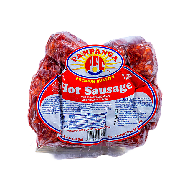Pampanga Hot Sausage – 12oz | 340g