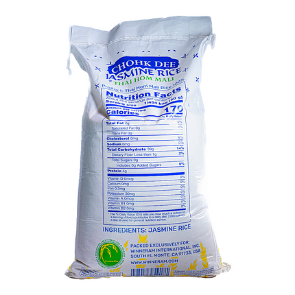 Chohk Dee Jasmine Rice (Thai Hom Mali) – 50lb | 22.68kg