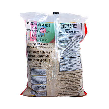 Buddha Broken Jasmine Rice – 5lb | 2.27kg