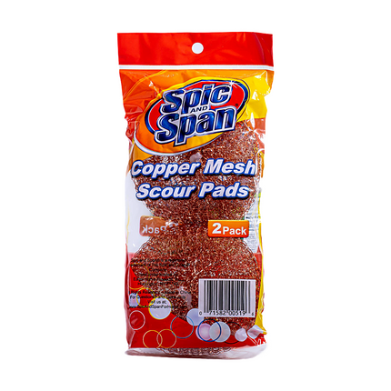 Spic and Span Copper Mesh Pads 2 pk