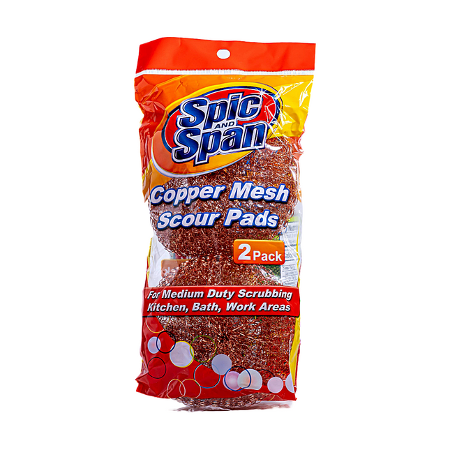 Spic and Span Copper Mesh Pads 2 pk
