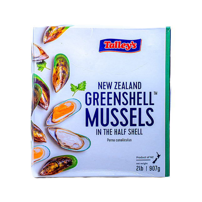 Talley's Mussels Half Shell – 2 lbs | 907g