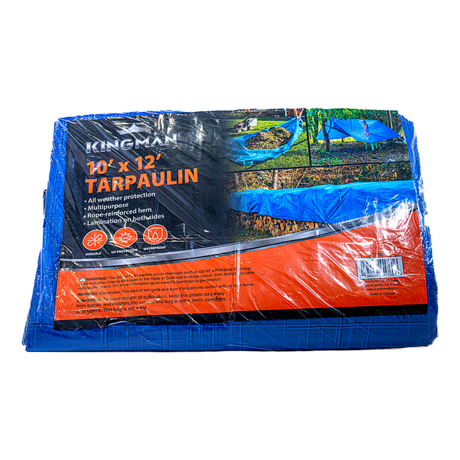Kingman Tarpaulin – Blue, 10 x 12 ft
