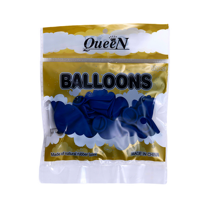 Rubber Balloons Blue 10 pcs