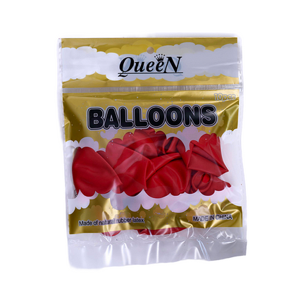 Shangpin Party Balloons Red 10pcs