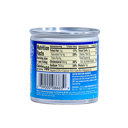 Libby’s Vienna Sausage – 4.6oz | 130g