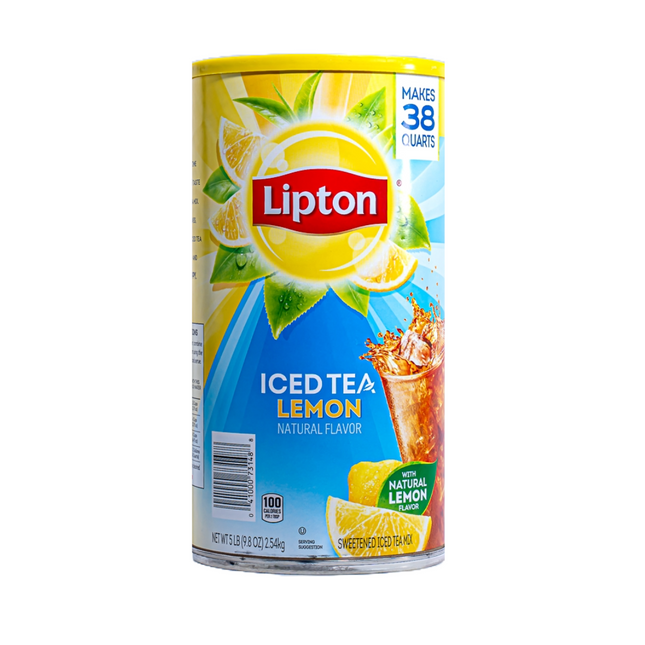 Lipton Iced Tea Lemon Powder – 38 Quarts, 5 lb 9.8 oz | 2.54kg