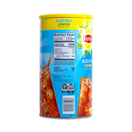Lipton Iced Tea Lemon Powder – 38 Quarts, 5 lb 9.8 oz | 2.54kg