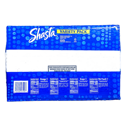 Shasta Variety Pack – 24 Cans, 12 fl oz Each | 355ml