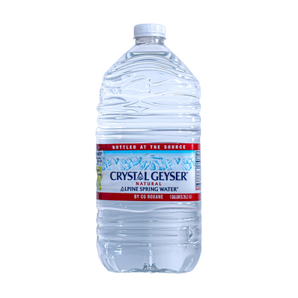 Crystal Geyser Natural Alpine Spring Water – 1 Gallon | 3.78L