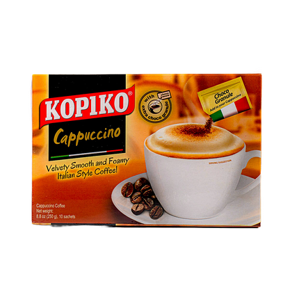 Kopiko Cappuccino – 10-Pack, 8.8 oz | 250g