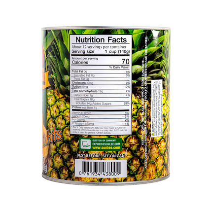 Sunlee Pineapply (Tidbits) in Light Syrup