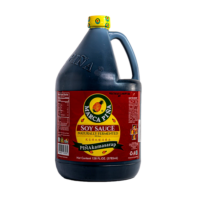 Marca Piña Soy Sauce – 128 fl oz | 3.79L