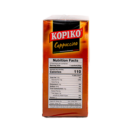 Kopiko Cappuccino – 10-Pack, 8.8 oz | 250g