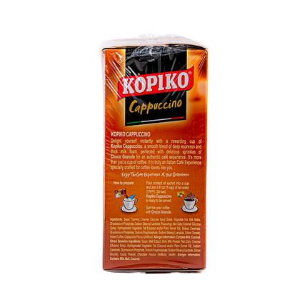 Kopiko Cappuccino – 10-Pack, 8.8 oz | 250g
