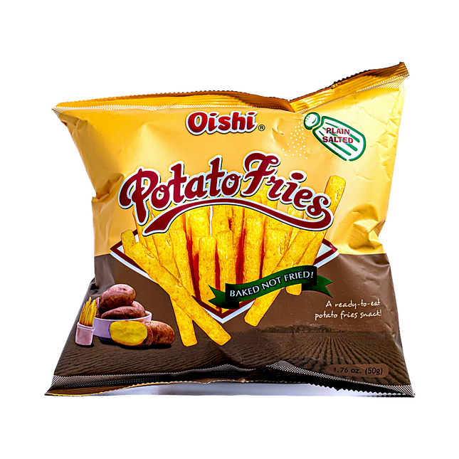 Oishi Potato Fries Plain Salted