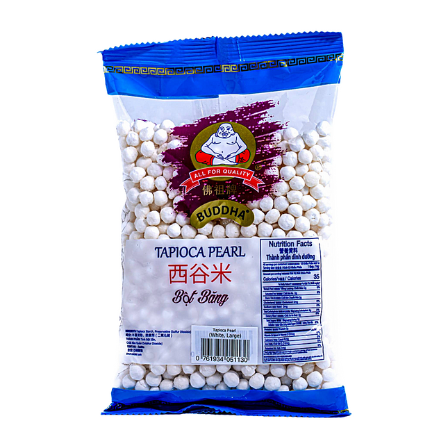 Buddha Tapioca Pearl White (Large) – 14oz | 400g