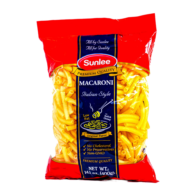 Sunlee Macaroni (Long Tube) – 14.1oz | 400g