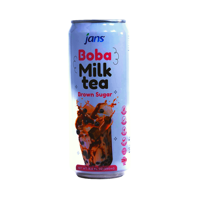 Jans Boba Milk Tea Brown Sugar - 16.6 fl oz | 490ml