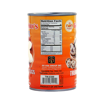 Golden Koi’s Instant Quail Eggs in Water – 14oz | 400g