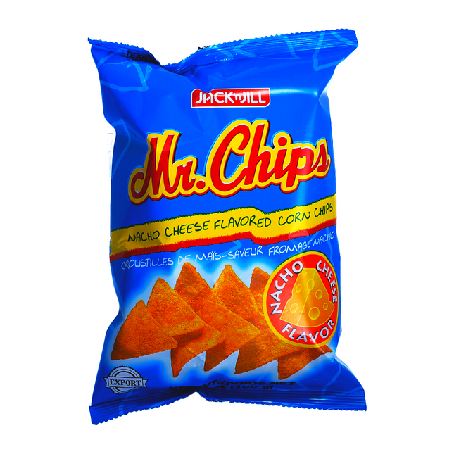 Jack & Jill Mr. Chips Nacho Cheese – 3.52oz | 100g