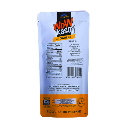 Nut'n Else Wow Kasoy With Garlic Chips (Pouch)