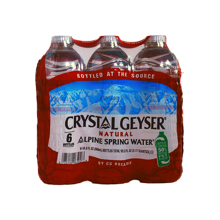Crystal Geyser Water 0.5L (6 pk)